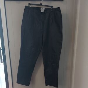 Vintage Black Leather Pants
